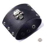 Bracelet cuir homme style steampunk audacieux