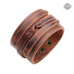 Bracelet dandy Steampunk marron pour un style unique