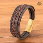 Cuir vintage et design steampunk pour homme élégant