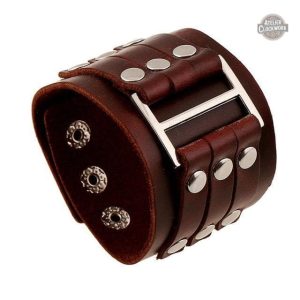 Bracelet Steampunk Rétro Riot pour homme élégant