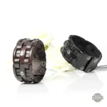 Bracelet élégant en cuir pour look audacieux