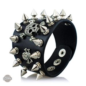 Bracelet Steampunk pour homme au style goth-punk