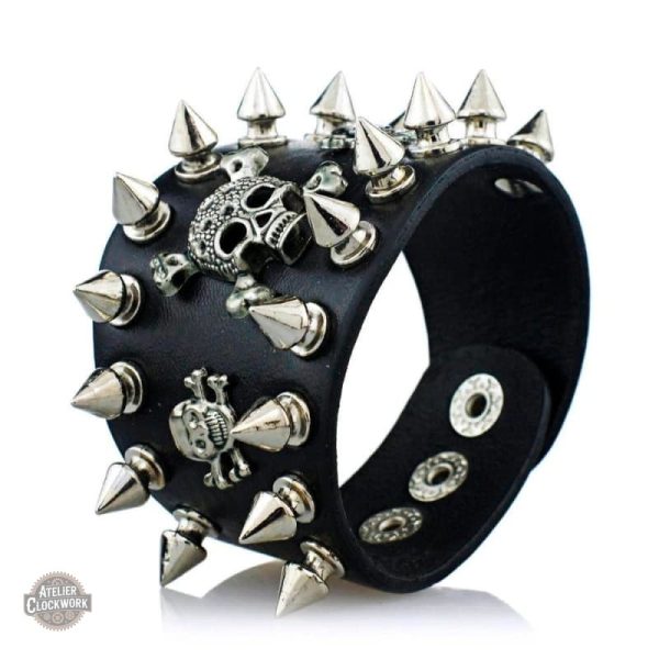 bracelet-de-force-gothique-steampunk-store-1 Bracelet Steampunk pour homme au style goth-punk
