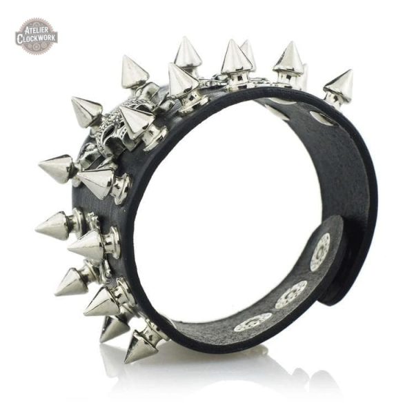 Bracelet gothique inspiré du style steampunk masculin