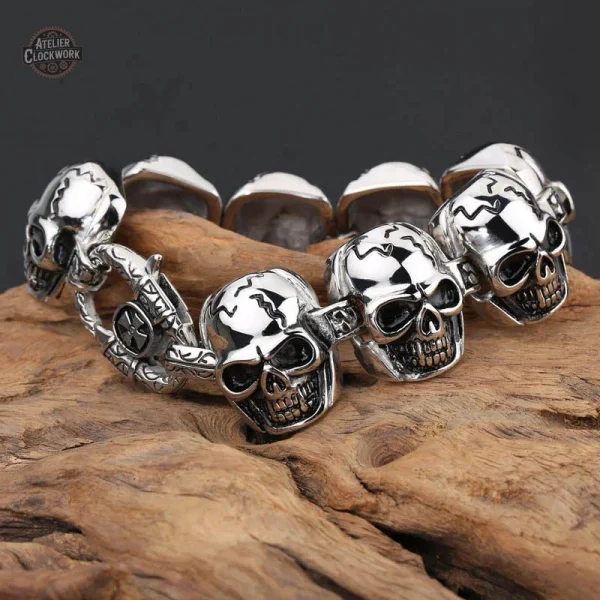 Bracelet alternatif pour une touche gothique raffinée