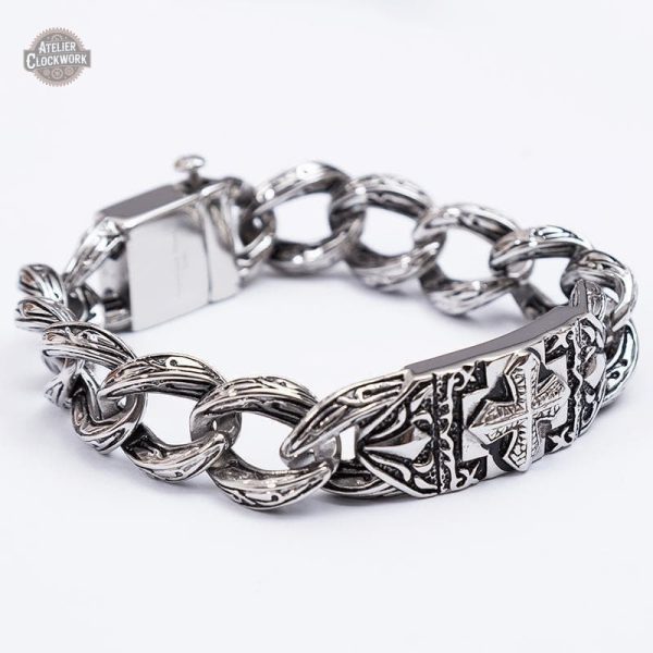 Bracelet Steampunk Carfax Abbey en style dandy