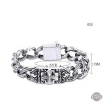 Bracelet homme Carfax Abbey, accessoire tendance Steampunk