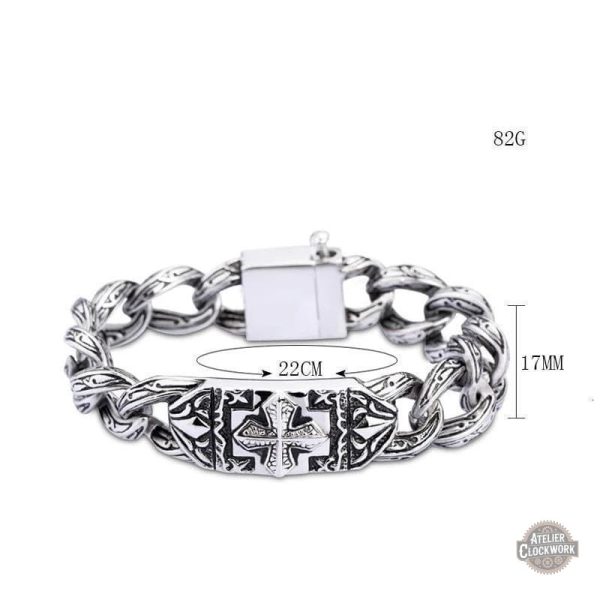 Bracelet homme Carfax Abbey, accessoire tendance Steampunk