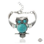 Bracelet Steampunk Petit Hibou élégant pour femme