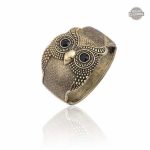 Bracelet Steampunk Grand Duc élégant pour femme