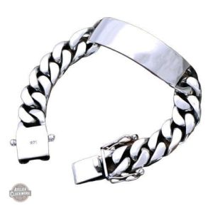 Bracelet Gourmette Punk pour homme, style steampunk audacieux