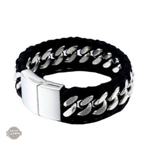 Bracelet Steampunk Rock'n Roll pour homme élégant et audacieux