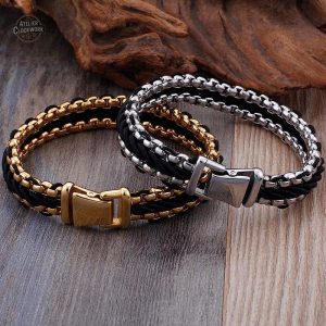 Bracelet tendance Steampunk pour un homme audacieux