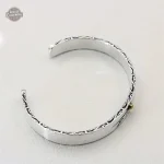 Jonc en argent au design égyptien pour homme