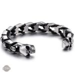 Bracelet Steampunk jonc gothique pour homme élégant