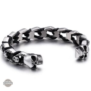 Bracelet Steampunk jonc gothique pour homme élégant