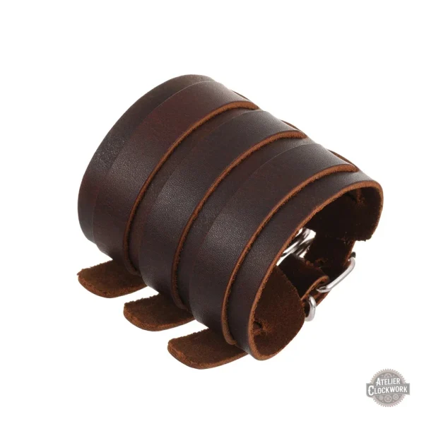bracelet-homme-large-cuir-steampunk-store-1 Bracelet Homme Large Cuir - Style Punk Rock