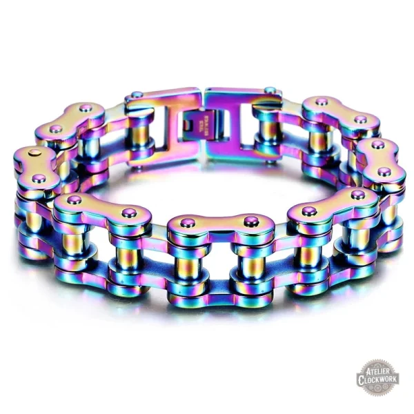 Bracelet Steampunk Verglas d'Été pour homme