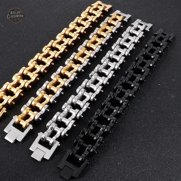 Bracelet dandy steampunk avec une touche estivale