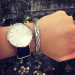 Jonc en Argent Tressé pour homme