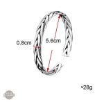 Accessoire Homme Argent Tressé