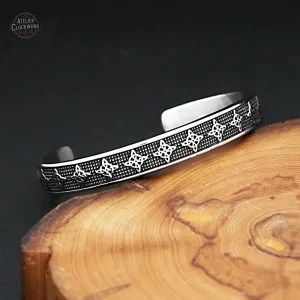 Bracelet homme inspiré du style steampunk avec étoile