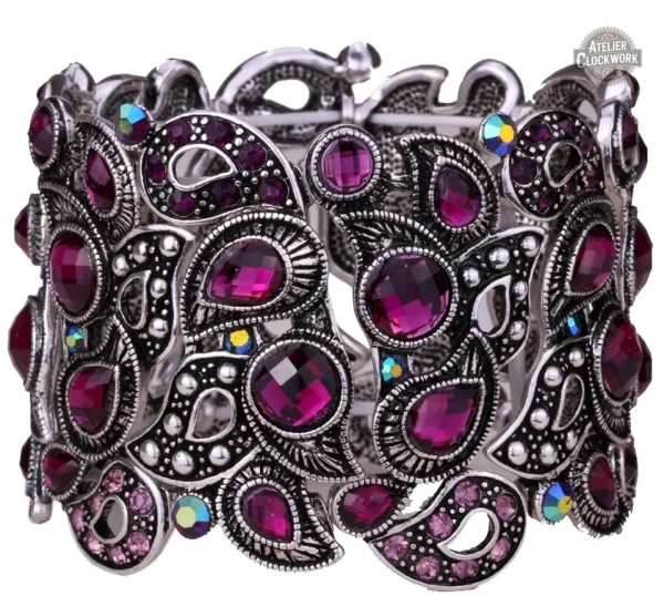 Bracelet manchette pour femme, style distinctif