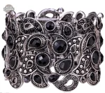 Bracelet large au design steampunk, féminin