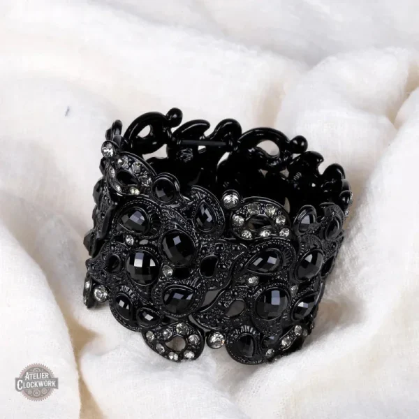 Bracelet large Lady Chatterley, design vintage moderne