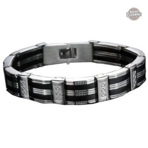 Bracelet Large Homme - Broaded Steel élégant