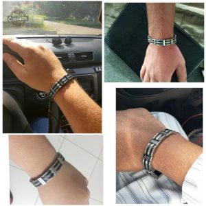 Bracelet steampunk pour homme au design audacieux