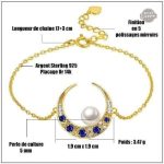 Accessoire Steampunk féminin, croissant de lune, ajout de charme