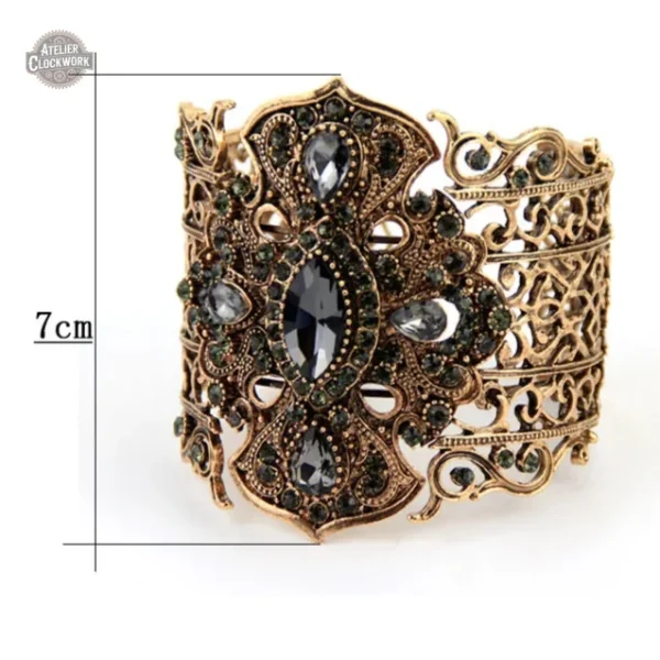 Manchette steampunk unique pour une touche vintage