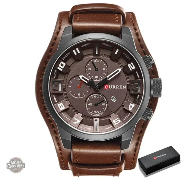 Design Steampunk, montre homme au charme vintage