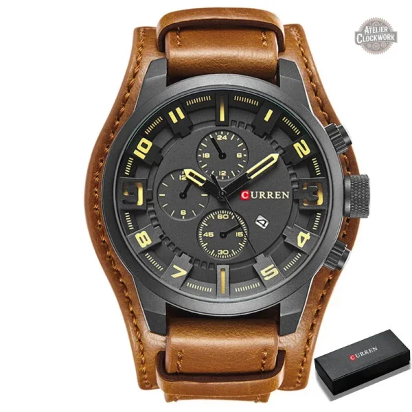 Montre sophistiquée pour homme, esprit Steampunk