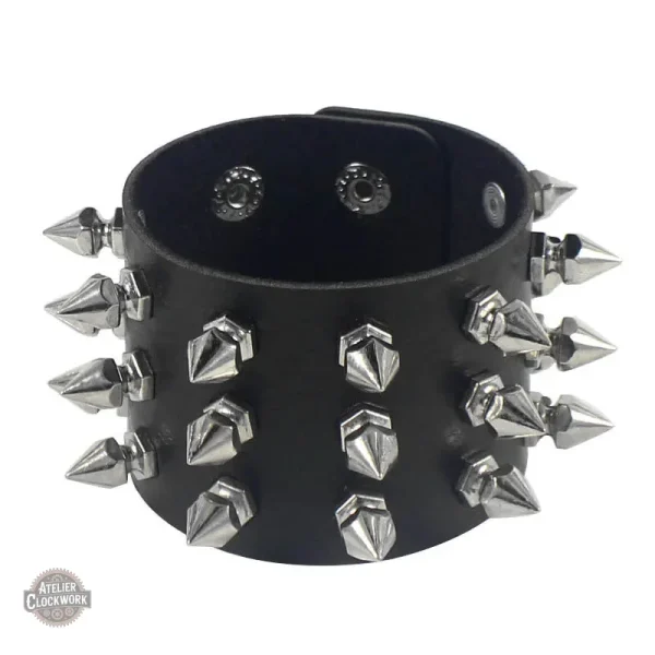 bracelet-pique-gothique-steampunk-store-1 Bracelet Steampunk Cooper Style pour homme