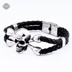Bracelet Steampunk Punk Idol pour homme, style audacieux