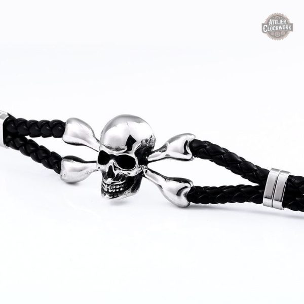 Bracelet élégant inspiré du steampunk pour homme