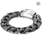 Bracelet Glam Rock Steampunk pour homme élégant