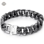 Glam Rock bracelet avec une touche steampunk unique