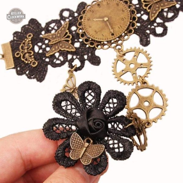 Accessoire steampunk femme avec style vintage