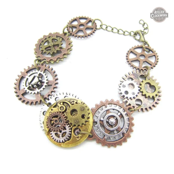 bracelet-steampunk-gears-steampunkstore-1 Bracelet Steampunk Gears, un accessoire alliant passé et futur