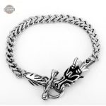 Bracelet Dragon Steampunk pour homme audacieux