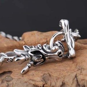 Bijou steampunk unique avec design dragon