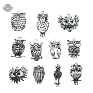 Breloques Hiboux Steampunk DIY