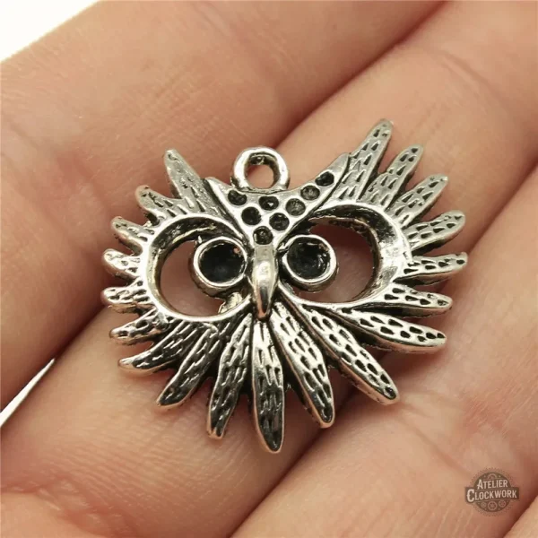 Hiboux en métal pour projets DIY steampunk