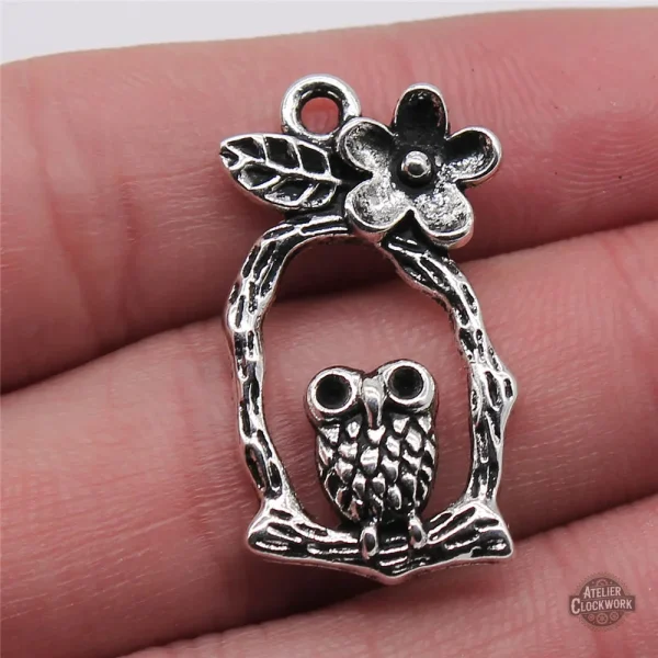 Hiboux steampunk pour embellir vos créations