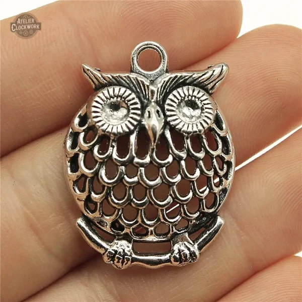 Éléments steampunk pour bijoux hiboux