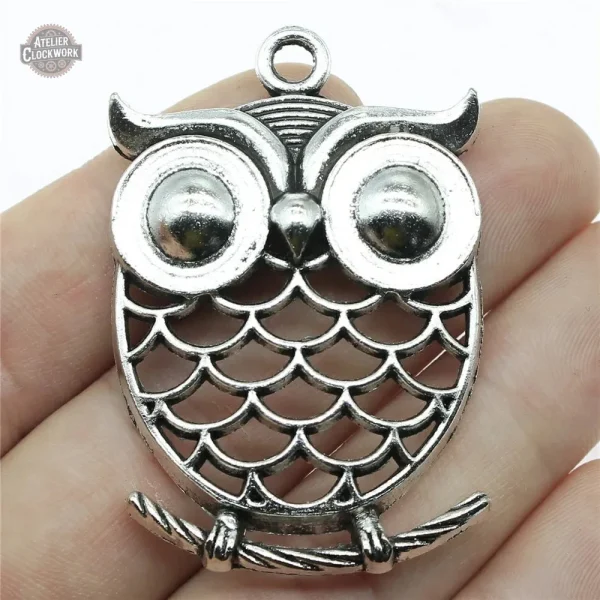 Accessoires artisanaux hiboux steampunk