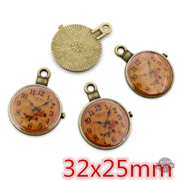 Éléments pour montage de montre gousset steampunk